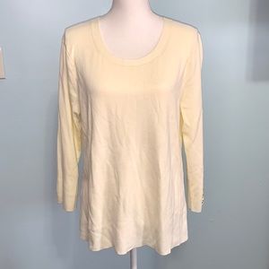 Talbots Crewneck Sweater Beige Size XL